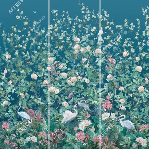 Панно Affresco Wallpaper Part 2 Paradise Garden AF960-COL3 2x2,01 м