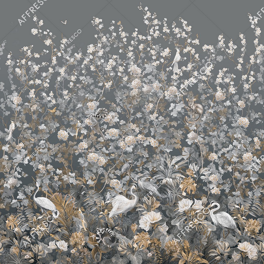 Панно Affresco Wallpaper Part 2 Paradise Garden AF960-COL4 2x2,01 м