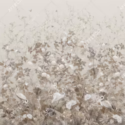 Панно Affresco Wallpaper Part 2 Paradise Garden AF960-COL5 2x2,01 м