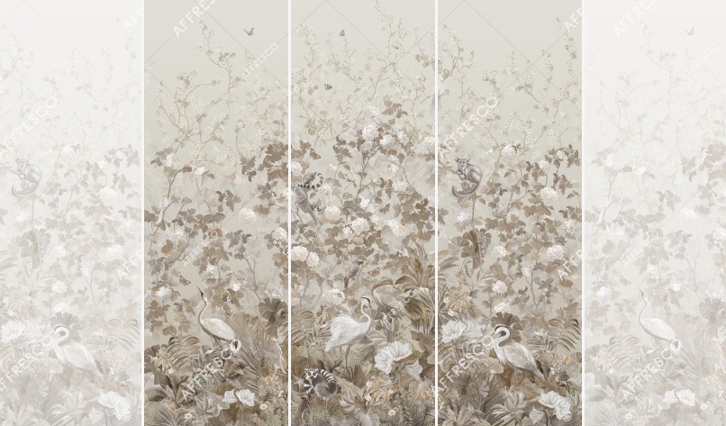 Панно Affresco Wallpaper Part 2 Paradise Garden AF960-COL5 2x2,01 м