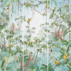 Панно Affresco Wallpaper Part 2 Wild Cats AF958-COL1 2x2,01 м