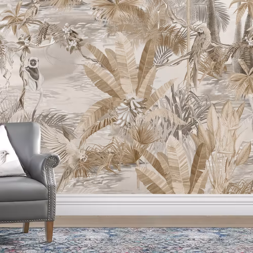 Панно Affresco Wallpaper Part 2 Wild Cats AF958-COL3 2x2,01 м