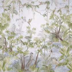 Панно Affresco Wallpaper Part 2 Wild Cats AF958-COL4 2x2,01 м