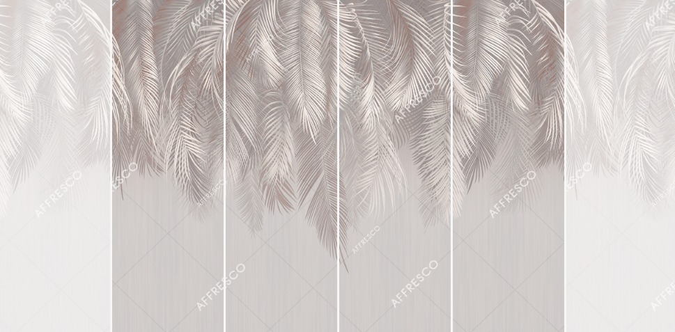 Панно Affresco Wallpaper Part 2 Palm Leaves AF952-COL1 2x2,68 м