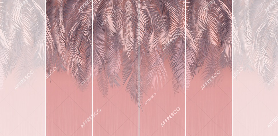 Панно Affresco Wallpaper Part 2 Palm Leaves AF952-COL2 2x2,68 м