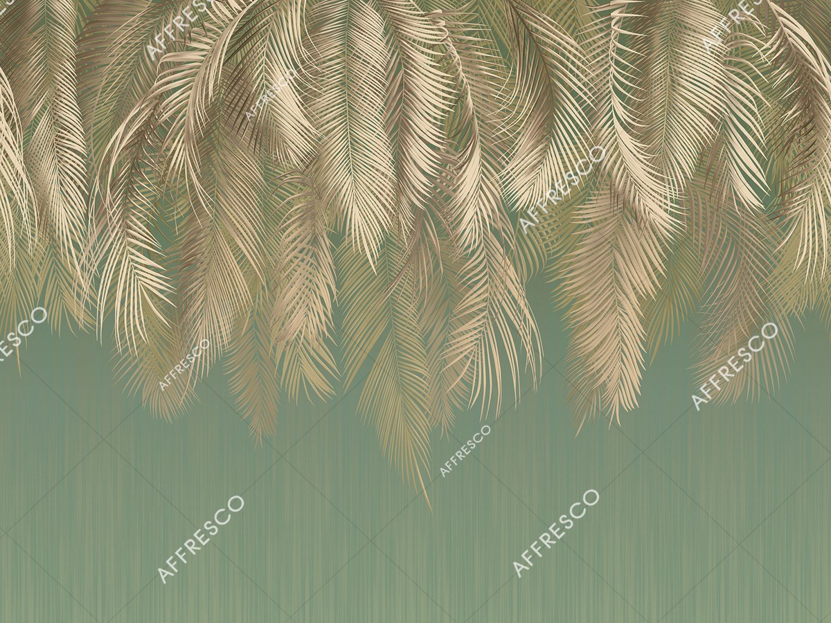 Панно Affresco Wallpaper Part 2 Palm Leaves AF952-COL3 2x2,68 м