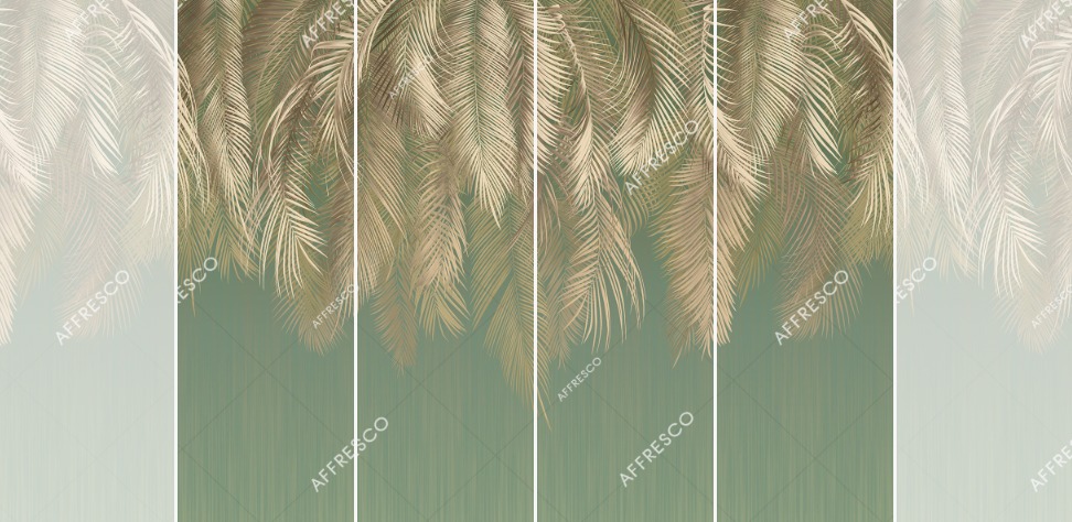 Панно Affresco Wallpaper Part 2 Palm Leaves AF952-COL3 2x2,68 м
