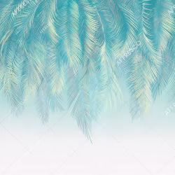 Панно Affresco Wallpaper Part 2 Palm Leaves AF952-COL5 2x2,68 м