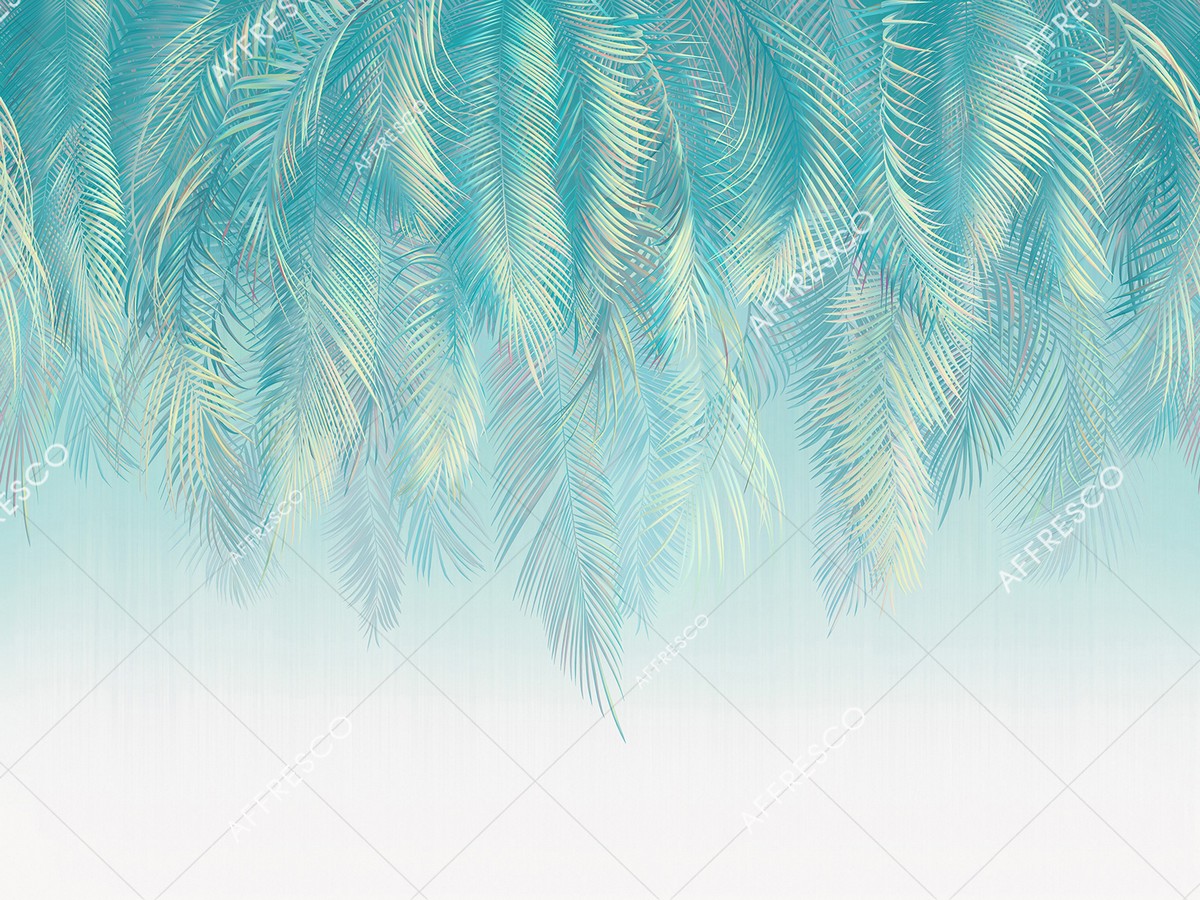 Панно Affresco Wallpaper Part 2 Palm Leaves AF952-COL5 2x2,68 м
