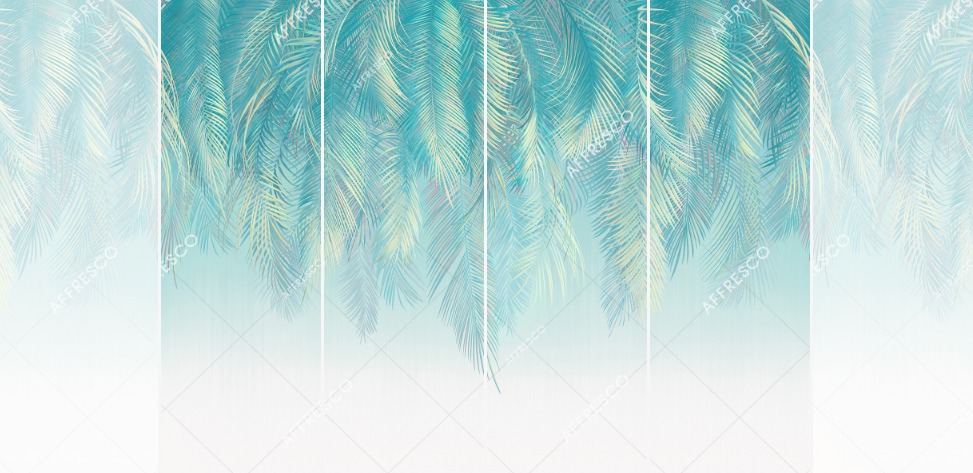 Панно Affresco Wallpaper Part 2 Palm Leaves AF952-COL5 2x2,68 м