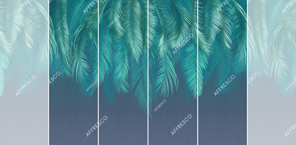 Панно Affresco Wallpaper Part 2 Palm Leaves AF952-COL6 2x2,68 м