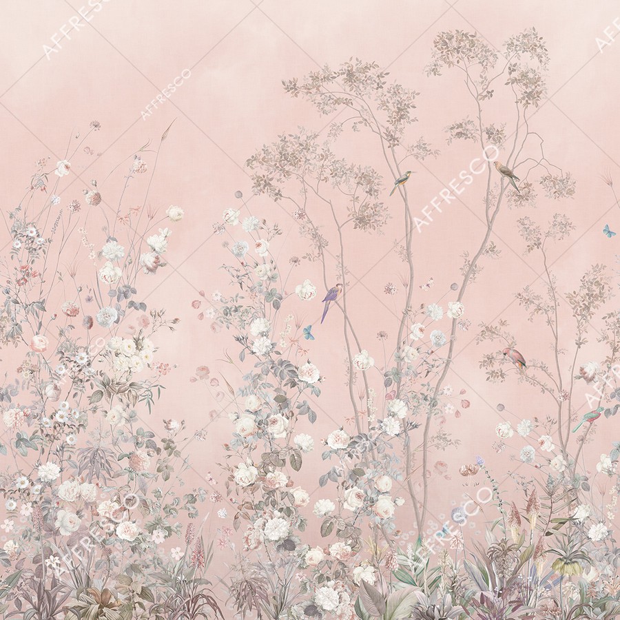 Панно Affresco Wallpaper Part 2 Rosarium AF955-COL1 2x2,01 м