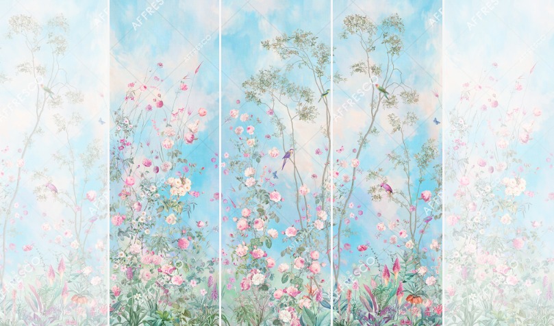 Панно Affresco Wallpaper Part 2 Rosarium AF955-COL2 2x2,01 м