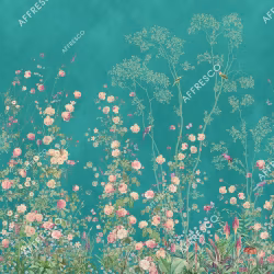 Панно Affresco Wallpaper Part 2 Rosarium AF955-COL5 2x2,01 м