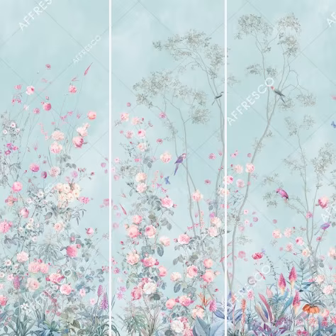 Панно Affresco Wallpaper Part 2 Rosarium AF955-COL6 2x2,01 м