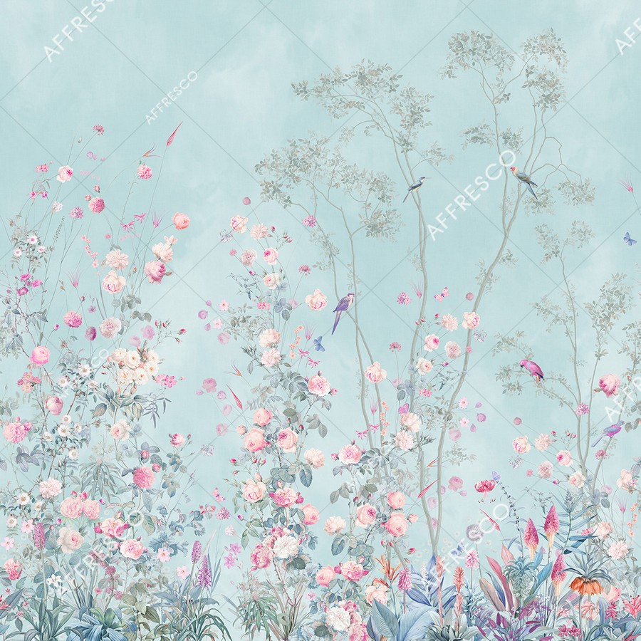 Панно Affresco Wallpaper Part 2 Rosarium AF955-COL6 2x2,01 м