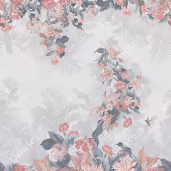 Панно Affresco Wallpaper Part 2 Paradise Bird AF962-COL1 2x2,01 м