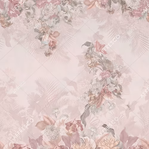 Панно Affresco Wallpaper Part 2 Paradise Bird AF962-COL2 2x2,01 м