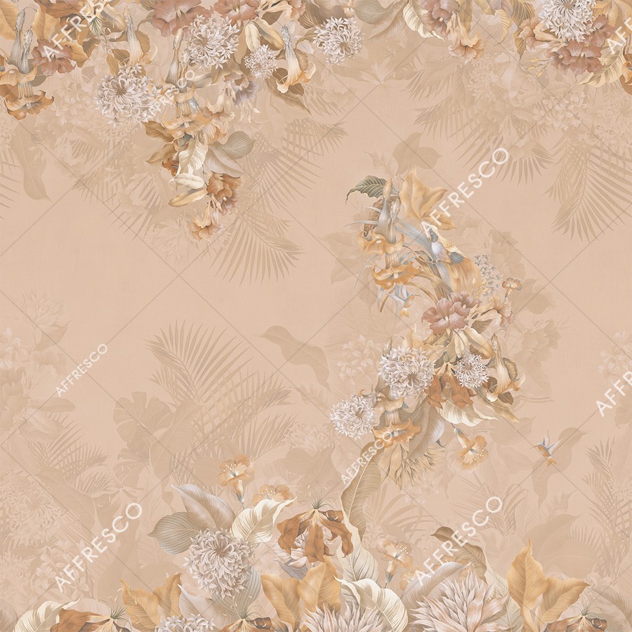 Панно Affresco Wallpaper Part 2 Paradise Bird AF962-COL3 2x2,01 м