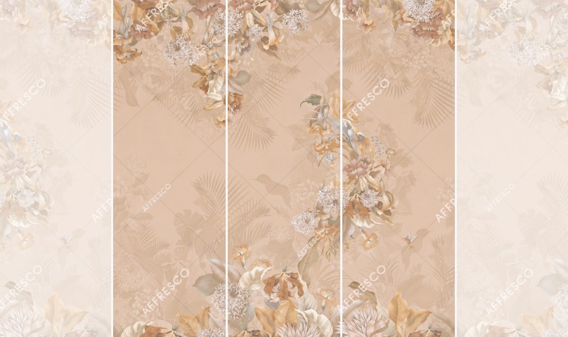 Панно Affresco Wallpaper Part 2 Paradise Bird AF962-COL3 2x2,01 м