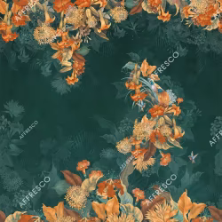 Панно Affresco Wallpaper Part 2 Paradise Bird AF962-COL4 2x2,01 м