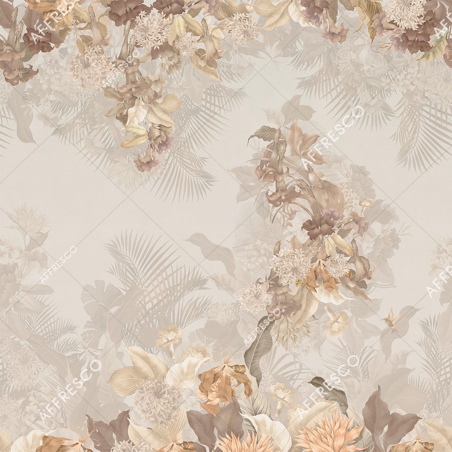 Панно Affresco Wallpaper Part 2 Paradise Bird AF962-COL5 2x2,01 м