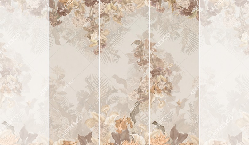 Панно Affresco Wallpaper Part 2 Paradise Bird AF962-COL5 2x2,01 м