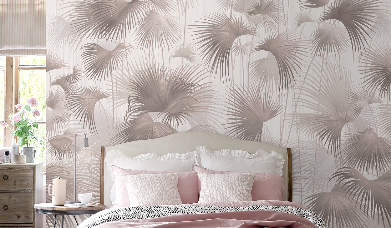 Панно Affresco Wallpaper Part 2 Livistona AF954-COL1 2x2,01 м фото в интерьере