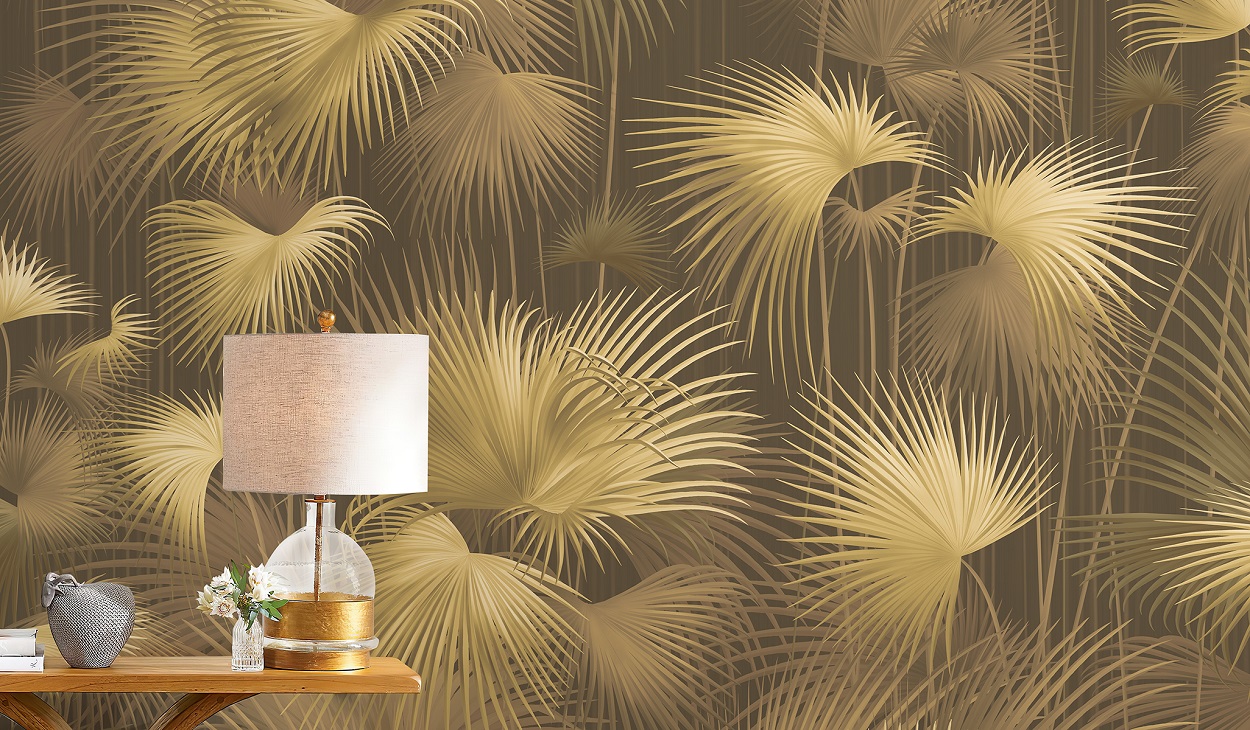 Панно Affresco Wallpaper Part 2 Livistona AF954-COL2 2x2,01 м фото в интерьере