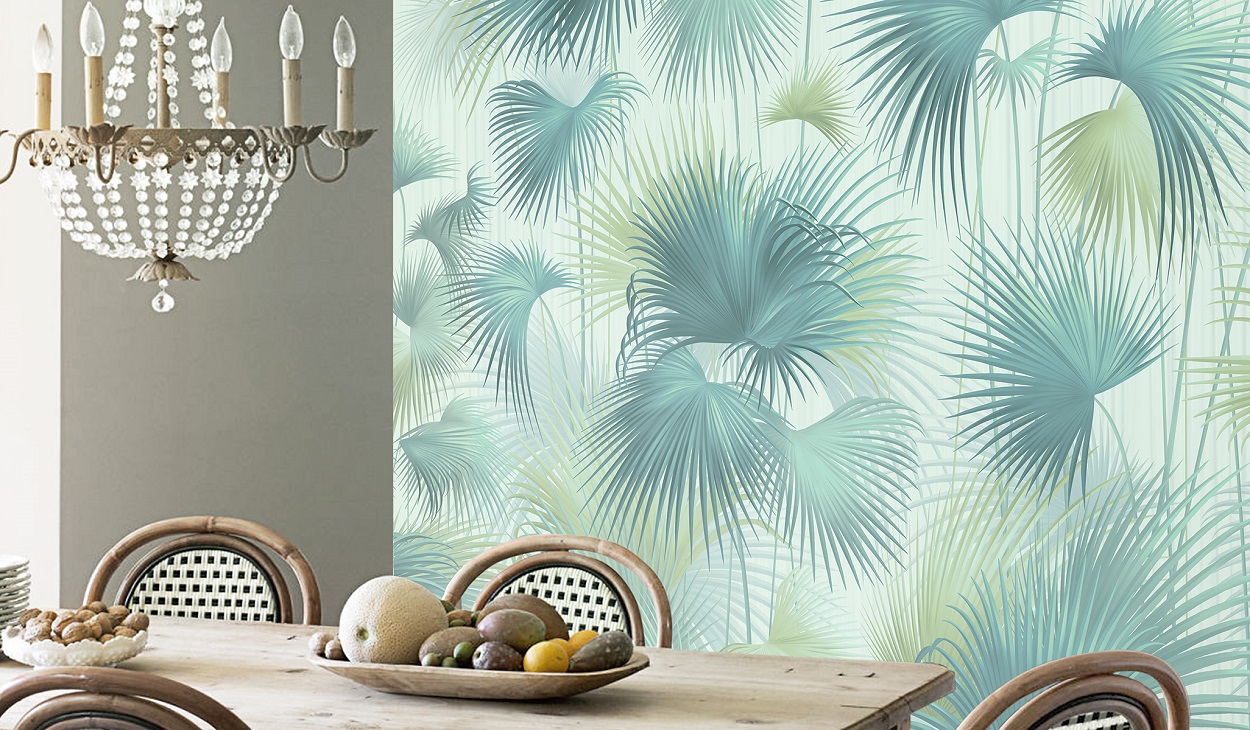 Панно Affresco Wallpaper Part 2 Livistona AF954-COL6 2x2,01 м фото в интерьере