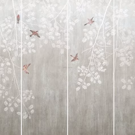 Панно Affresco Wallpaper Part 2 Rowan Branches JK43-COL1 2x2,68 м