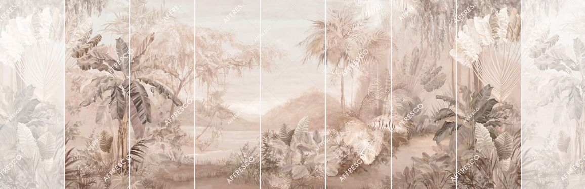 Панно Affresco Wallpaper Part 2 Island AB128-COL2 2x4,69 м Панно Affresco Wallpaper Part 2 Island AB128-COL2 2x4,69 м