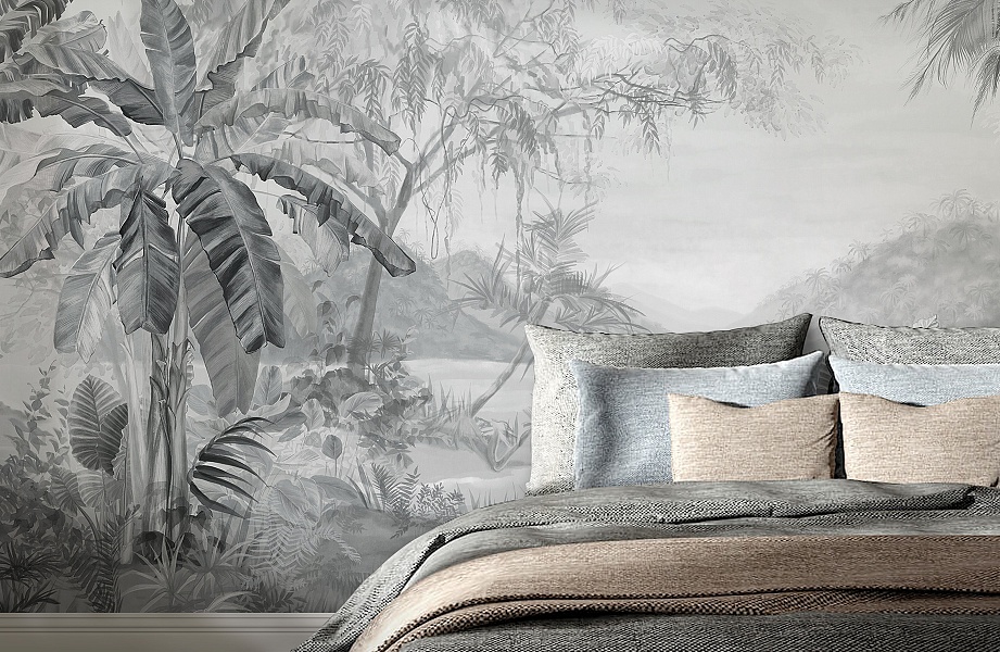 Панно Affresco Wallpaper Part 2 Island AB128-COL3 2x4,69 м фото в интерьере