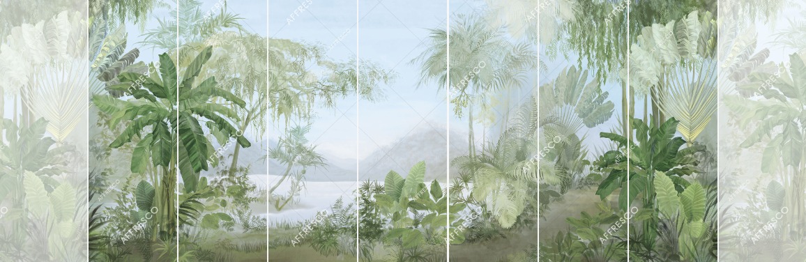 Панно Affresco Wallpaper Part 2 Island AB128-COL5 2x4,69 м