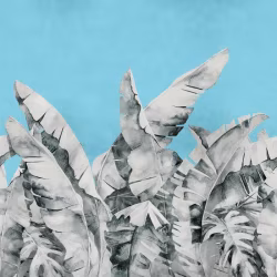Панно Affresco Wallpaper Part 2 Large Palm Foliage AB131-COL2 2x2,01 м