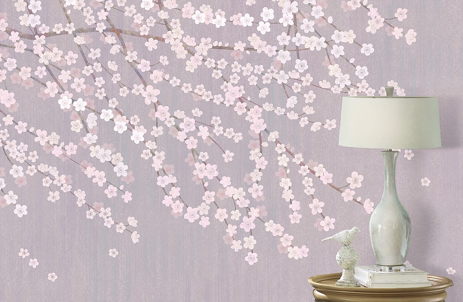 Панно Affresco Wallpaper Part 2 Bloom AB139-COL4 2x6,03 м фото в интерьере