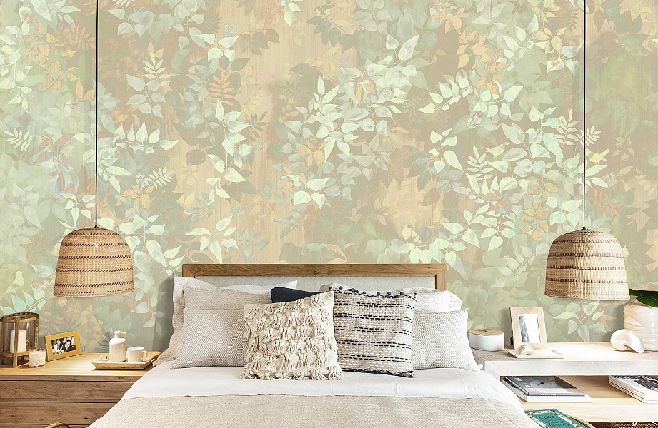 Панно Affresco Wallpaper Part 2 In the Foliage AB133-COL3 2x2,68 м фото в интерьере