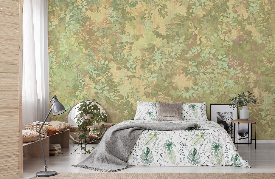 Панно Affresco Wallpaper Part 2 In the Foliage AB133-COL5 2x2,68 м фото в интерьере