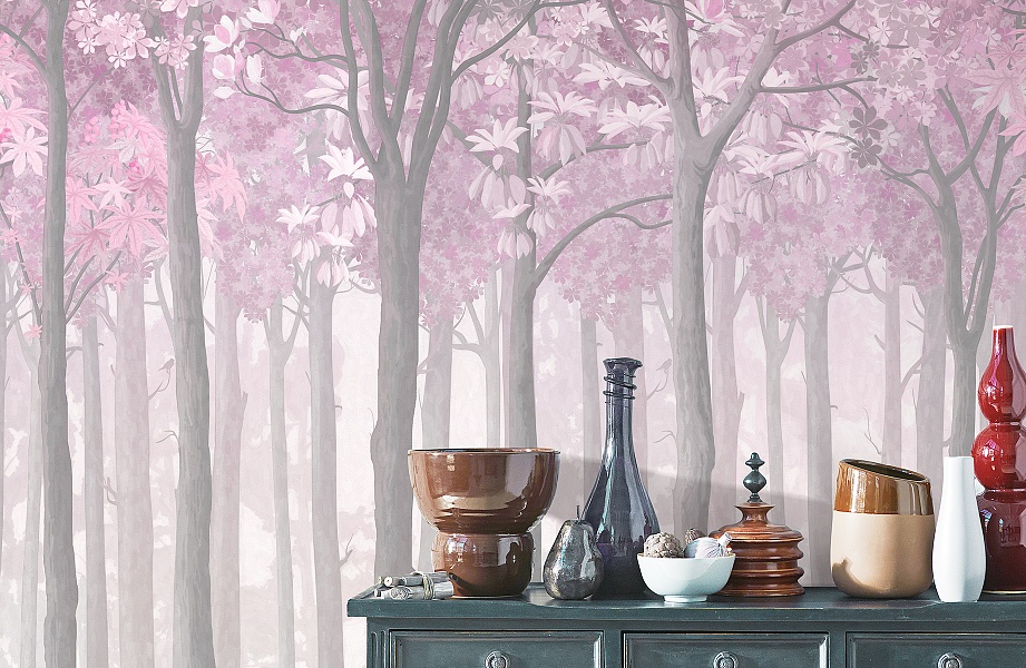 Панно Affresco Wallpaper Part 2 In the Forest AB141-COL1 2x1,34 м фото в интерьере