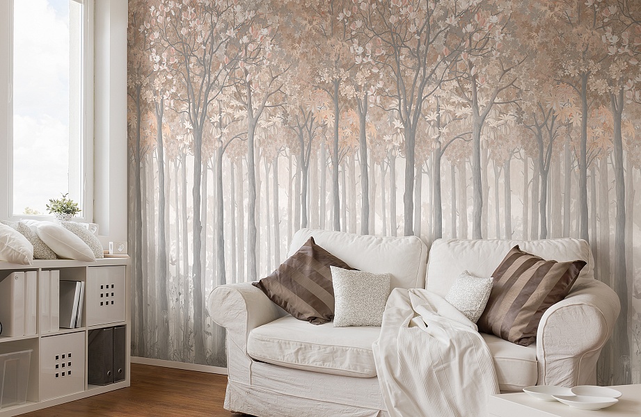 Панно Affresco Wallpaper Part 2 In the Forest AB141-COL2 2x1,34 м фото в интерьере