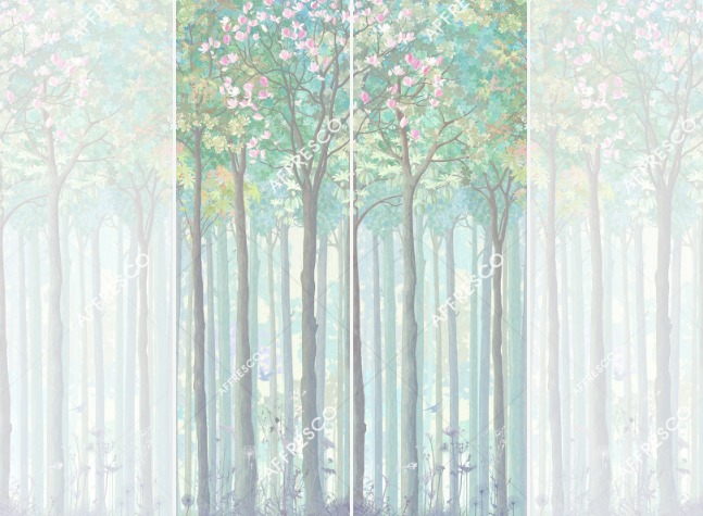 Панно Affresco Wallpaper Part 2 In the Forest AB141-COL4 2x1,34 м