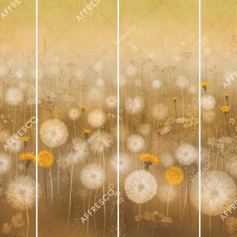 Панно Affresco Wallpaper Part 2 Dandelion AB144-COL1 2x2,68 м