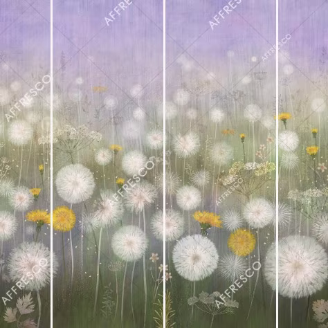 Панно Affresco Wallpaper Part 2 Dandelion AB144-COL2 2x2,68 м