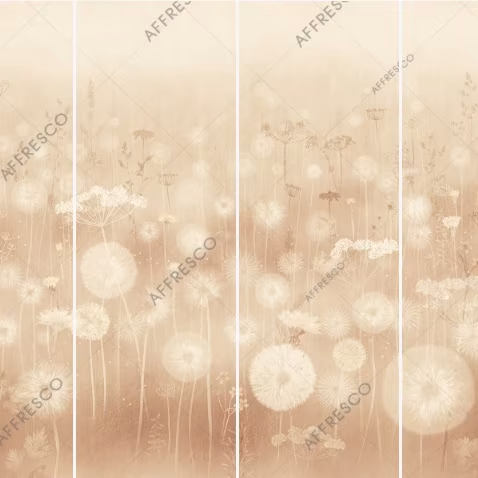 Панно Affresco Wallpaper Part 2 Dandelion AB144-COL3 2x2,68 м