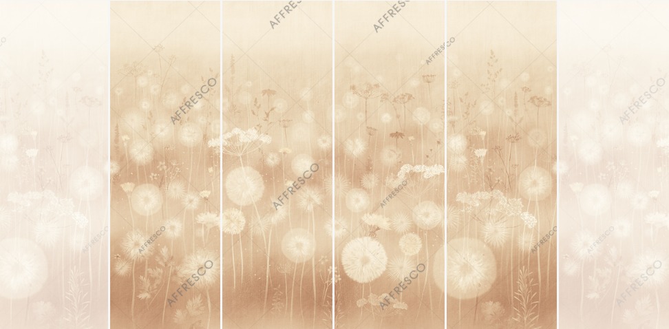 Панно Affresco Wallpaper Part 2 Dandelion AB144-COL3 2x2,68 м