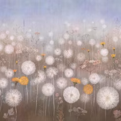 Панно Affresco Wallpaper Part 2 Dandelion AB144-COL4 2x2,68 м