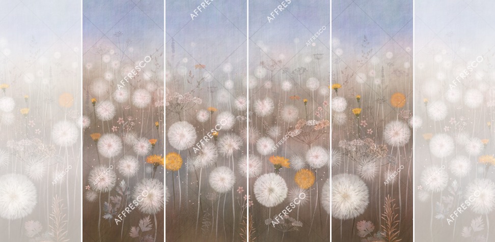 Панно Affresco Wallpaper Part 2 Dandelion AB144-COL4 2x2,68 м