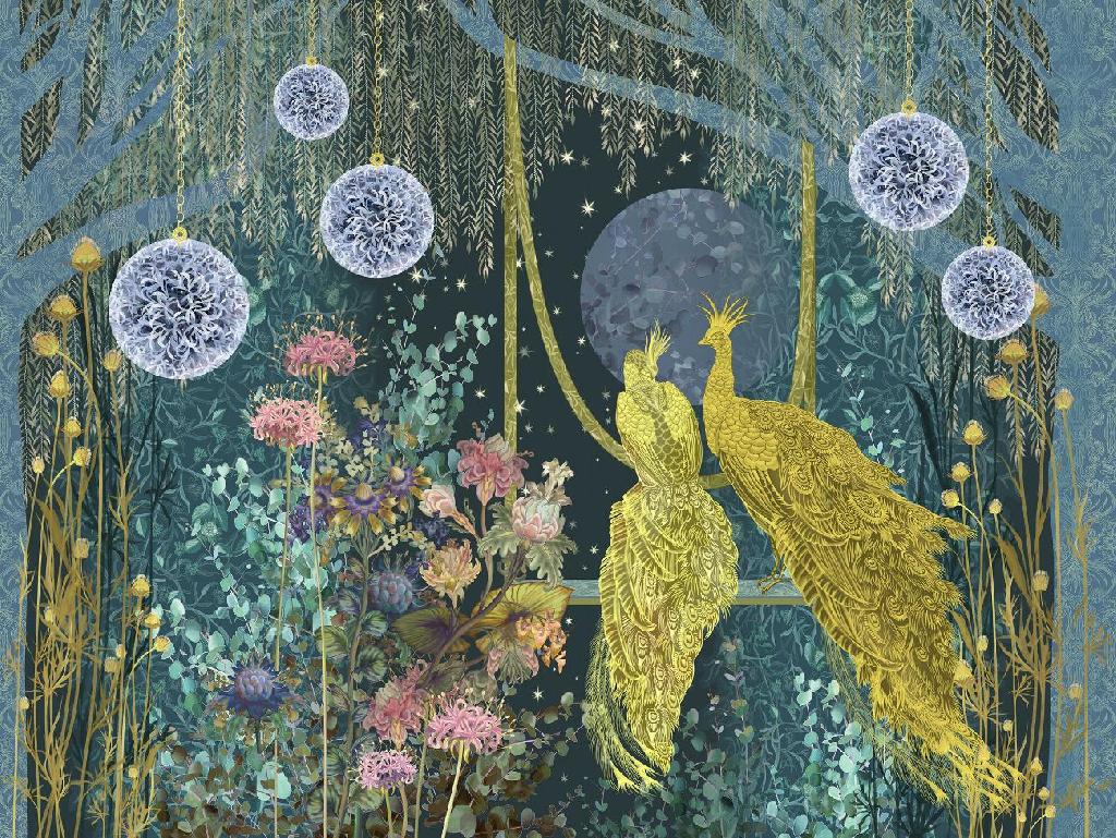 Панно Affresco Wallpaper Part 2 Love Story AB138-COL1 2x2,68 м Панно Affresco Wallpaper Part 2 Love Story AB138-COL1 2x2,68 м