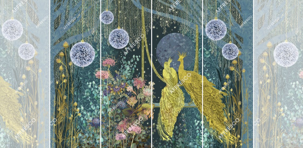 Панно Affresco Wallpaper Part 2 Love Story AB138-COL1 2x2,68 м Панно Affresco Wallpaper Part 2 Love Story AB138-COL1 2x2,68 м