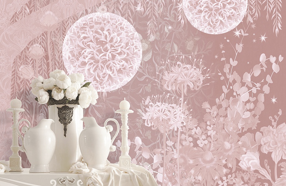 Панно Affresco Wallpaper Part 2 Love Story AB138-COL2 2x2,68 м фото в интерьере